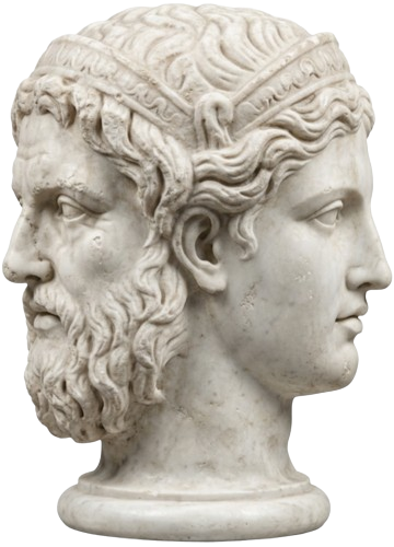 Jano Janus Sculpture